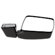 1995 Suzuki Samurai - Driver Side Mirror, Manual Adjust, Non-Heated, Textured Black, Manual Folding, No Signal Light, No Blind Spot Feature, No Memory, No Puddle Light, No Auto-Dimming
