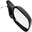 Passenger Side Mirror, Power Adjust, Manual Folding, Non-Heated, Paintable, No Signal Light, No Memory, No Puddle Light, No Auto-Dimming, No Blind Spot Feature