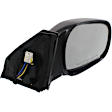 Passenger Side Mirror, Power Adjust, Manual Folding, Heated, Textured Black, No Signal Light, No Memory, No Puddle Light, No Auto-Dimming, No Blind Spot Feature