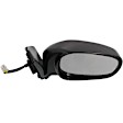 Passenger Side Mirror, Power Adjust, Manual Folding, Heated, Textured Black, No Signal Light, No Memory, No Puddle Light, No Auto-Dimming, No Blind Spot Feature