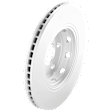 Front, Driver or Passenger Side Brake Disc, G-Coated, Plain Surface, Vented, 5 Lugs, 324 mm