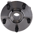 Front, Driver or Passenger Side Wheel Hub, With Bearing, 5 x 3.94 in. Bolt Pattern, FWD