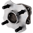 Rear, Driver or Passenger Side Wheel Hub, With Bearing, With Sensor, 4 x 3.94 in. Bolt Pattern, FWD