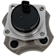 Rear, Driver or Passenger Side Wheel Hub, With Bearing, With Sensor, 4 x 3.94 in. Bolt Pattern, FWD