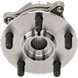 Front, Driver or Passenger Side Wheel Hub, With Bearing, 5 x 3.94 in. Bolt Pattern, FWD