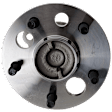 Rear, Driver or Passenger Side Wheel Hub, Assembly, with ABS Tone ring and wheel studs