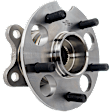 Rear, Driver or Passenger Side Wheel Hub, With Bearing, 5 x 4.5 in. Bolt Pattern, AWD