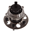 Rear, Driver or Passenger Side Wheel Hub, With Bearing, With Sensor, 5 x 4.5 in. Bolt Pattern, FWD