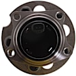 Rear, Driver or Passenger Side Wheel Hub, With Bearing, With Sensor, 5 x 4.5 in. Bolt Pattern, FWD
