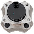 Rear, Driver or Passenger Side Wheel Hub, With Bearing, With Sensor, 4 x 3.94 in. Bolt Pattern, FWD