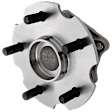 Rear, Driver or Passenger Side Wheel Hub, With Bearing, With Sensor, 5 x 4.46 in. Bolt Pattern, FWD