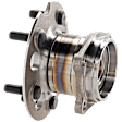 Rear, Driver or Passenger Side Wheel Hub, With Bearing, 5 x 4.5 in. Bolt Pattern, AWD