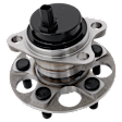 Rear, Driver or Passenger Side Wheel Hub, With Bearing, With Sensor, 5 x 3.94 in. Bolt Pattern, FWD