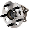 Rear, Driver or Passenger Side Wheel Hub, With Bearing, 5 x 4.5 in. Bolt Pattern