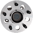 Rear, Passenger Side Wheel Hub, 5 Lugs, with Bearing, 5 x 4.5 in. Bolt Pattern