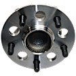 Rear, Driver Side Wheel Hub, 5 Lugs, with Bearing, 5 x 4.5 in. Bolt Pattern