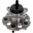 Rear, Driver or Passenger Side Wheel Hub, with Bearing, FWD