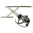 Front, Passenger Side Power Window Regulator, With Motor