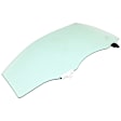 2003-2004 Toyota Corolla - Front, Driver Side Door Glass, Green Tint, 4-Door, Sedan, Replaces NAGS No. FD21606 GTYN
