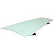 Front, Passenger Side Door Glass, Green Tint, Replaces NAGS No. FD25555 GTYN