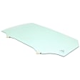 Rear, Driver Side Door Glass, Green Tint, 4-Door, Hatchback, Replaces NAGS No. FD22247 GTYN