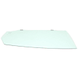 Rear, Driver Side Door Glass, Green Tint, 4-Door, Hatchback, Replaces NAGS No. FD22247 GTYN