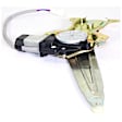 Rear, Passenger Side Power Window Regulator, With Motor