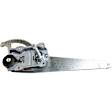 Rear, Driver Side Manual Window Regulator, Hand-Crank Type