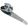 Rear, Driver Side Manual Window Regulator, Hand-Crank Type