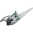 Rear, Driver Side Manual Window Regulator, Hand-Crank Type