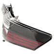 Driver and Passenger Side, Inner and Outer LED Tail Light, With bulb(s), OE Replacement