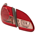Driver and Passenger Side, Inner and Outer LED Tail Light, With bulb(s), OE Replacement