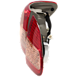 Driver and Passenger Side, Inner and Outer LED Tail Light, With bulb(s), OE Replacement