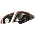 Driver and Passenger Side, Inner and Outer LED Tail Light, With bulb(s), OE Replacement