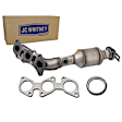 Front, Driver Side Catalytic Converter, Federal EPA Standard, 46-State Legal (Cannot ship to CA, CO, NY or ME), RWD, Direct JC Whitney Series