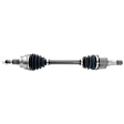 Front, Driver Side Axle Assembly, For Models with Manual Transmission, Standard Duty