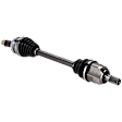 Front, Driver Side Axle Assembly, Standard Duty