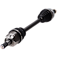 Front, Driver Side Axle Assembly, Standard Duty