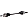 Front, Driver Side Axle Assembly, Standard Duty