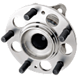 Rear, Driver or Passenger Side Wheel Hub, 5 Lugs, With Bearing