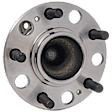 Rear, Driver or Passenger Side Wheel Hub, 5 Lugs, With Bearing, FWD