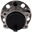 Rear, Driver or Passenger Side Wheel Hub, 5 Lugs, With Bearing, FWD
