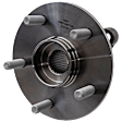 Front, Driver or Passenger Side Wheel Hub, 5 Lugs, With Bearing