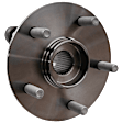 Front, Driver or Passenger Side Wheel Hub, 5 Lugs, With Bearing
