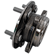 Front, Driver or Passenger Side Wheel Hub, 5 Lugs, With Bearing