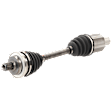 Front, Driver Side Axle Assembly, 211 Type, Standard Duty Replacement