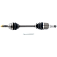 Front, Driver Side Axle Assembly, For Models with Manual Transmission, Standard Duty