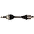 2017 Ram 1500 - Front, Driver or Passenger Side Axle Assembly,  Not for use with lifted suspensions., Clip Not Included, Extreme Duty axle designed for fleet and severe environments., Always Replace in Pairs, 4WD, 3.6L 6Cyl