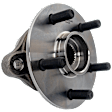 Front, Driver or Passenger Side Wheel Hub, 5 Lugs, With Bearing
