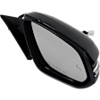 Passenger Side Mirror, Power Adjust, Manual Folding, Heated, Paintable, In-housing Signal Light, With memory, With Puddle Light, No Auto-Dimming, With Blind Spot Detection in Glass